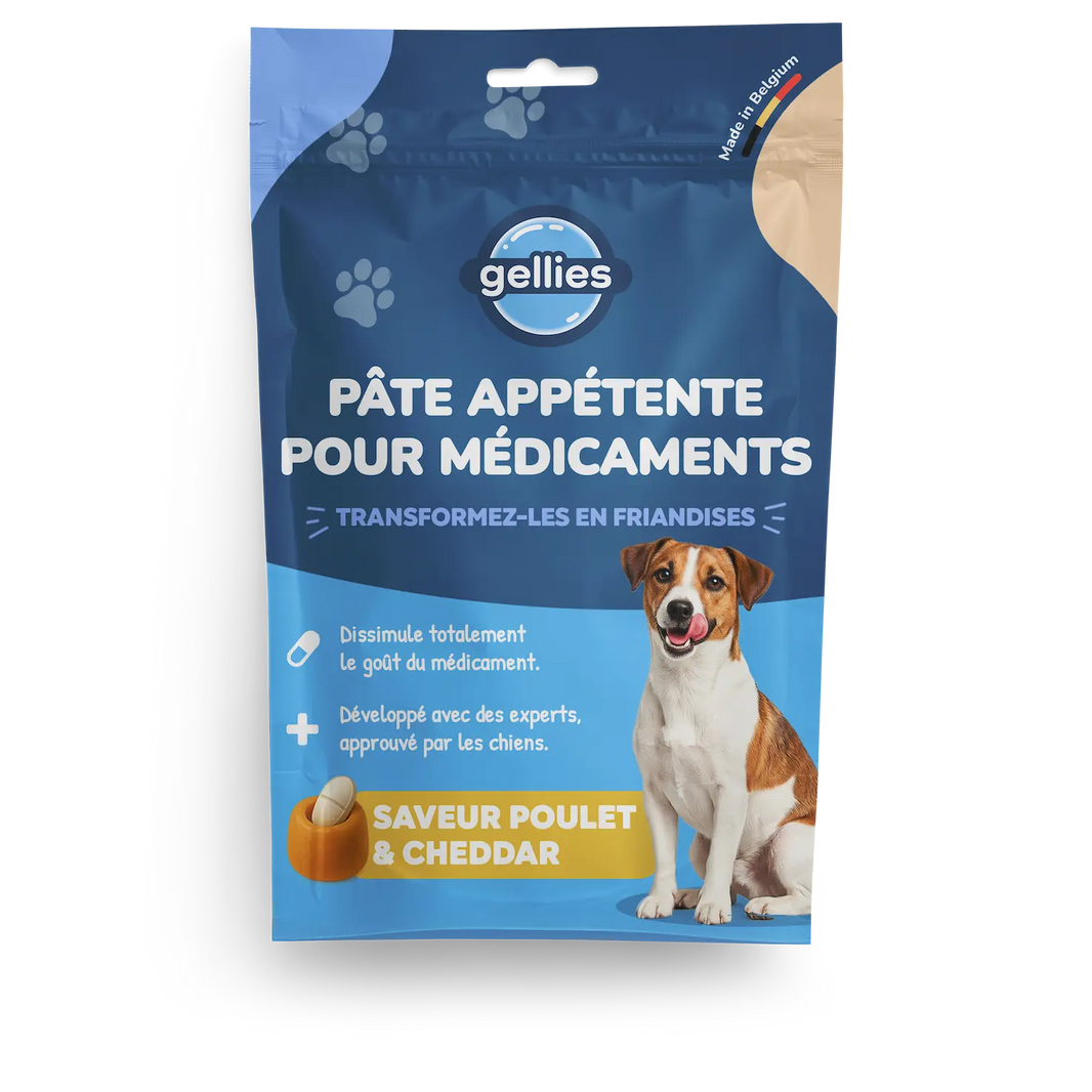 Gellies - Pâte cache-comprimé Poulet & Cheddar